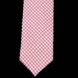 Seersucker Neck Tie Orange